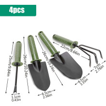 Garden Tool Kit For Digging And Weeding, Sturdy Carbon Steel Hand Tool With Ergonomic Non-Slip Grip, Portable And Multi-Purpose Tool For Outdoor
