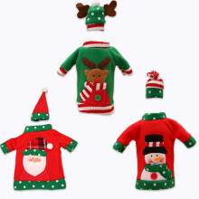 Ugly Sweater Inspired Wine Covers, Non-woven Fabric Creations For An Unforgettable Christmas, Attracting Guests' Attention To Your Wine Lovers Gift