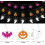 Μαγευτικά φωτάκια Halloween σε σειρά, αδιάβροχα και φορητά με ευρεία εφαρμογή για 2