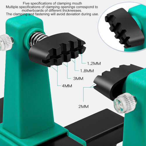 Adjustable PCB Holder with 360 Rotation, Universal Motherboard  Clamp for Soldering 2