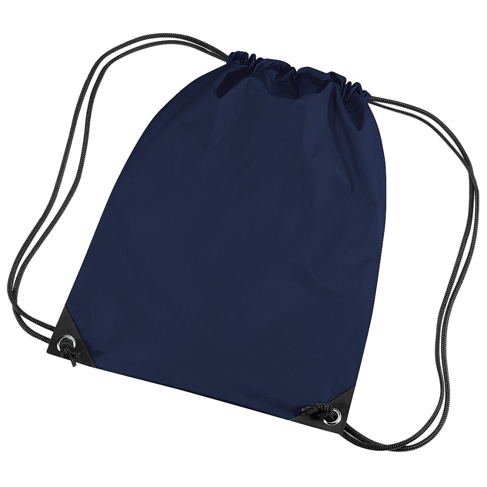 Bagbase Premium Gymsac Water Resistant Bag (11 Litres) (Pack Of 2) E - French Navy - Image 2