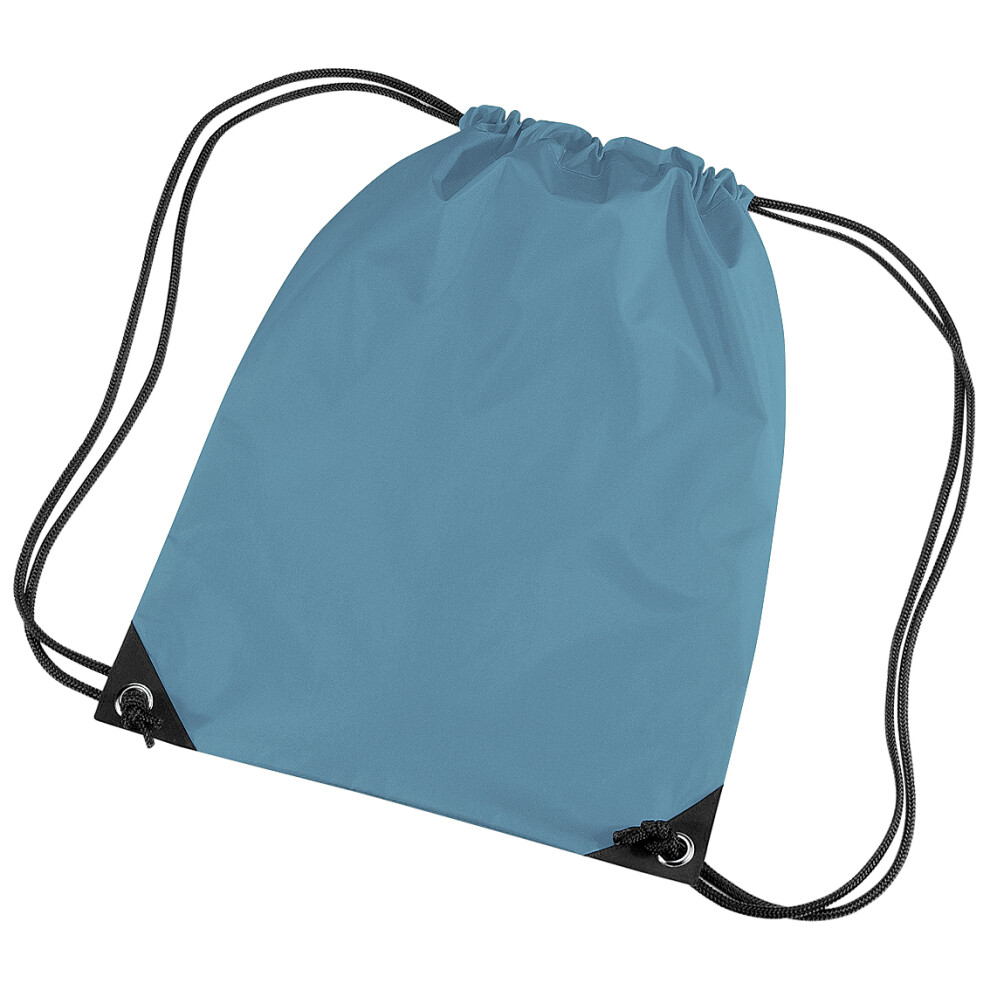 Bagbase Premium Gymsac Water Resistant Bag (11 Litres) (Pack Of 2) K - Ocean Blue - Image 2