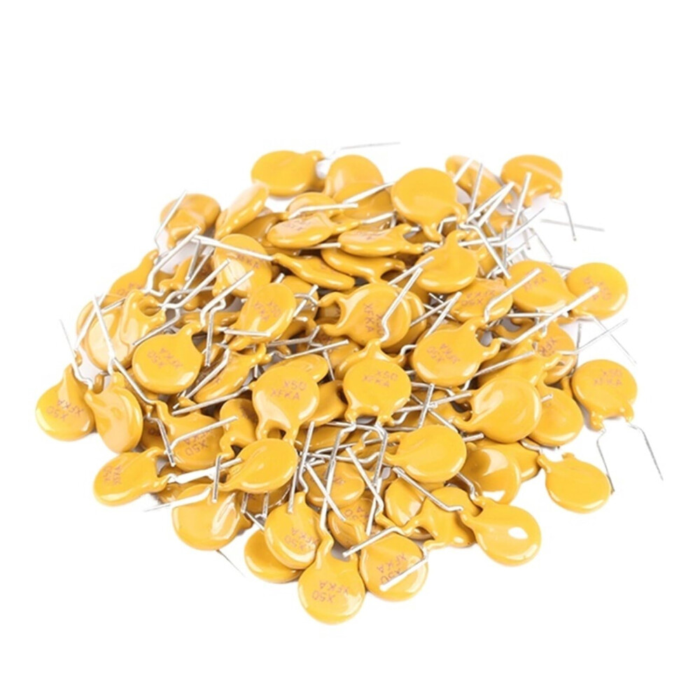 10Pcs Pptc Resettable Fuse Rxef050 Xf050 72V 0.5A 500Ma Pitch 5Mm 9365049007269