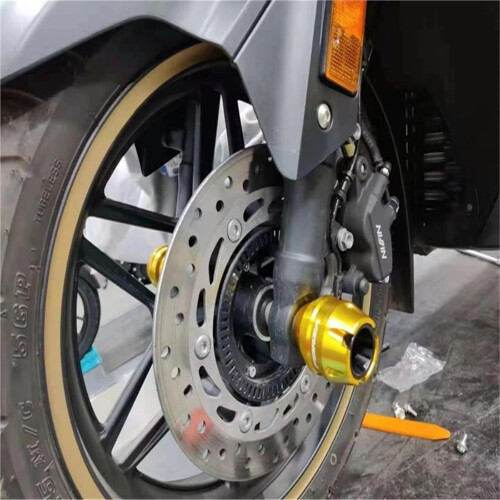 Titanium Motorcycle Front Axle Fork Frame Slider ImpactResistant Protector for Yamaha XMAX300 NMAX155 2