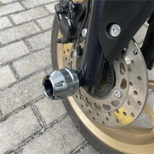 Titanium Motorcycle Front Axle Fork Frame Slider ImpactResistant Protector for Yamaha XMAX300 NMAX155 1