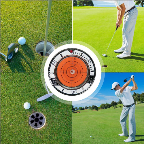 Green Reader, Ball Marker, Doublesided Reading Aid  Golf Training Tool 2