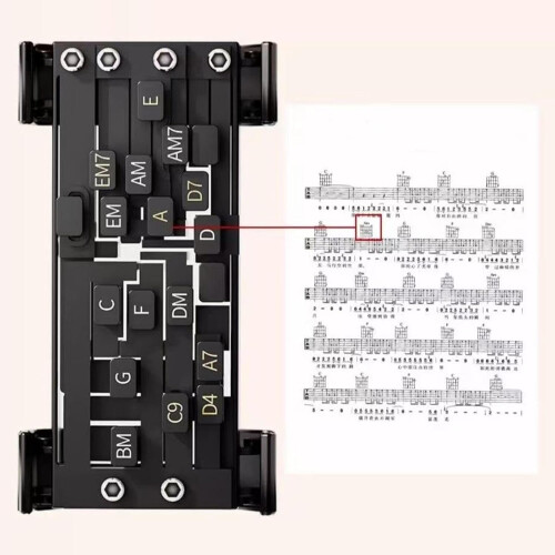 Guitar Chord Presser, Beginner Guitar Learning Tool, Guitar Chord Trainer 1