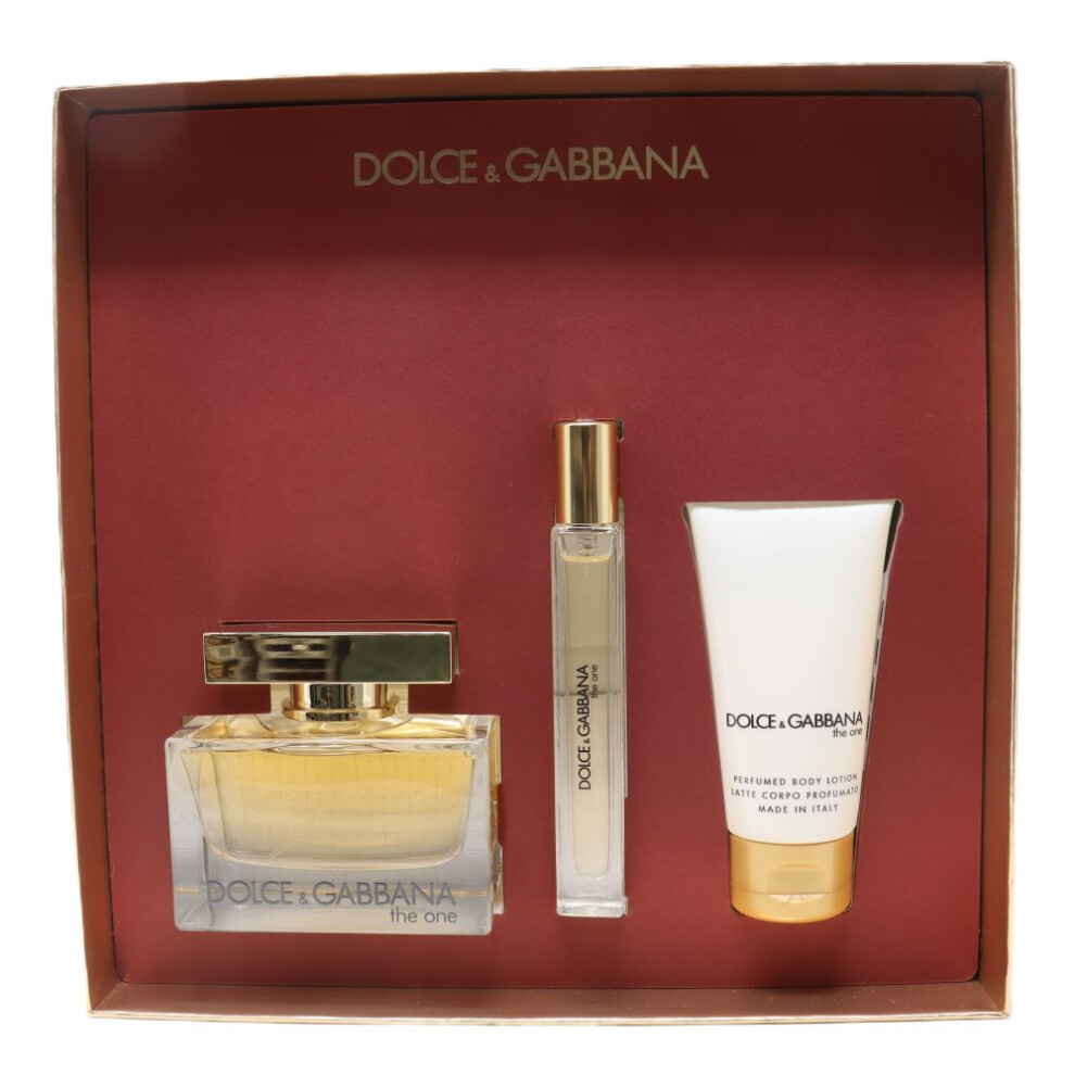 Dolce & Gabbana D&G 75Ml Edp, 50Ml Body Lotion & 10Ml Travel Spray Gift Set Xmas 2024