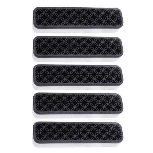 Multiple Compartment Silicone Storage Holder for Art-Black
