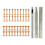 40 sets lederen klinknagels en bramen met-Type D 1