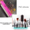 Multiple Compartment Silicone Storage Holder for Art-Black 6
