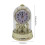 Retro Plastic Desk Clock Antique European Decorative-Silver 6