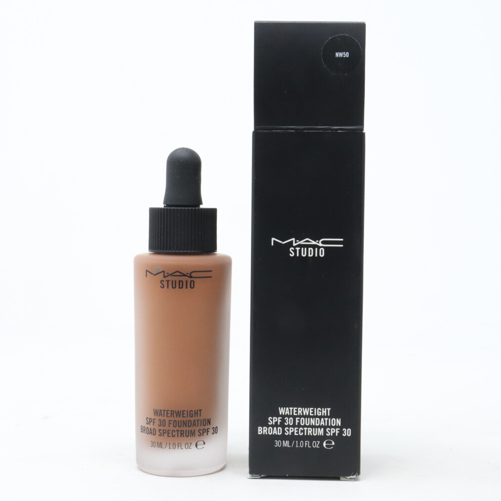 Mac (Nw50) Waterweight Spf 30 Foundation Nw45 1Oz/30Ml New With Box