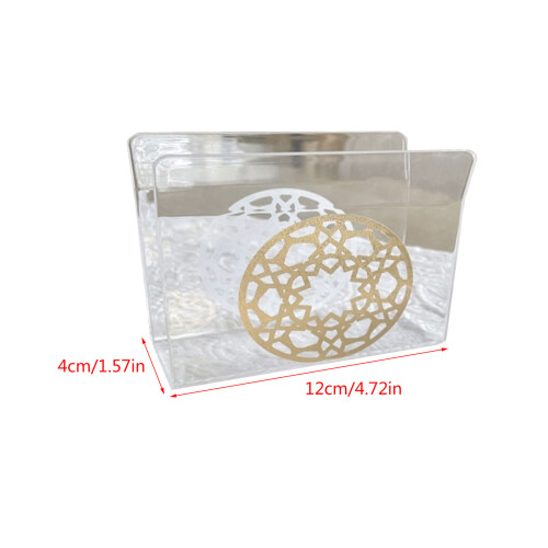 Transparents Tissue Container Elegant Napkin Holder Convenient 2