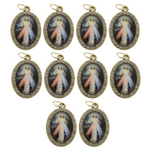 10Pcs Religious Figure Jewelry Bracelets-golden purple