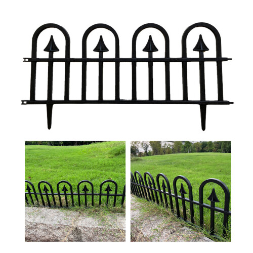 5Pcs Garden Decorative Fences Panel for Flower Bed Edging Dog 1