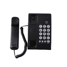 Fixed Telephone Home Corded Landline Corded Desk-Black