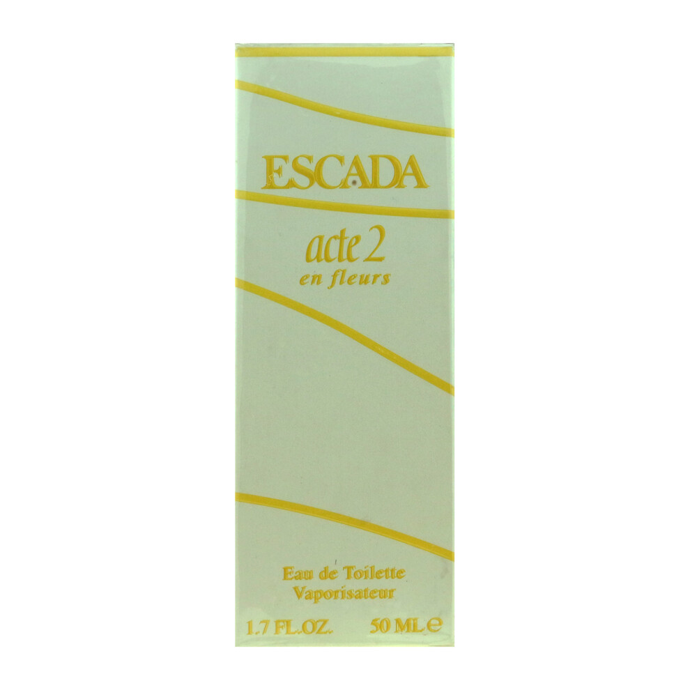 Escada Acte 2 By Eau De Toilette Spray 50Ml For Women