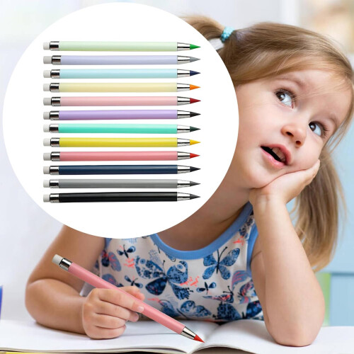 Generic Colored Pencils for Adults, 12 Pieces, No Sharpening Needed, Drawing Tools 1