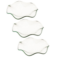 3 doorzichtige glazen olieverwarmer schaaltjes, vervanging wax warmer