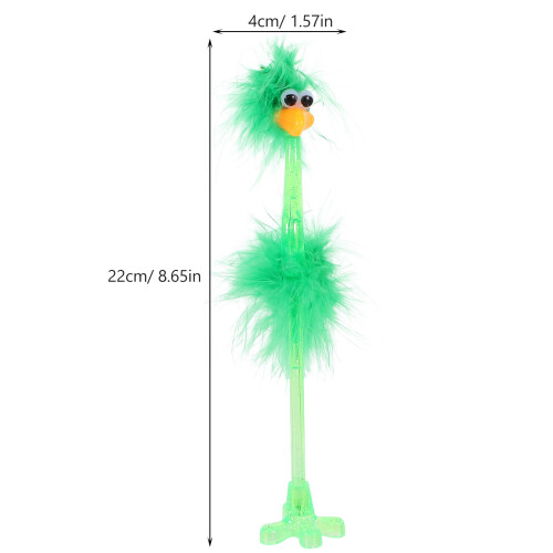 4 Pcs Ostrich Ballpoint Pen Student Writing Supplies 2