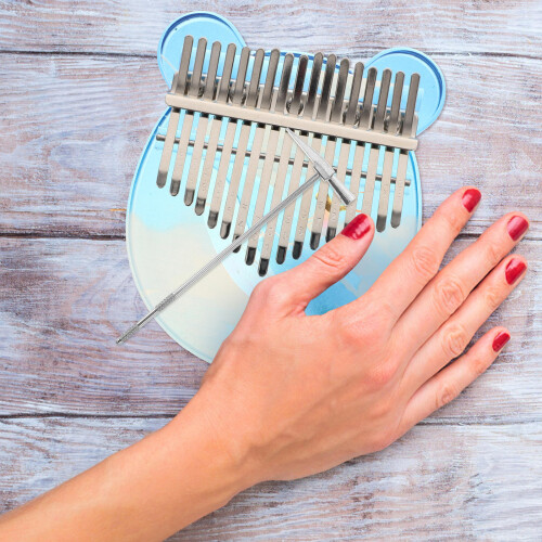 Martello Mallet Tuning Kalimba Leggero Argento Strumento 2