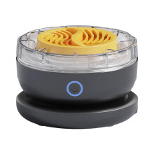 Automatic Fruit and Vegetable Cleaner with Rotating Wash, Rechargeable Kitchen Accessory Black