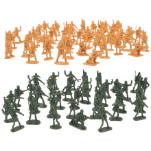 100 Sztuk Miniaturowe Figurki Ludzi Żołnierzy Do Scenek