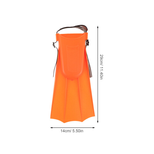 Palas De Natação Com Ajustáveis Laranjas Eva PVC 2