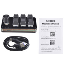 6 Tasten Schwarz Mini-Tastatur Numpad Mechanische Tastatur