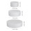 3pcs Cake Model Foam Round Dummy Reusable Cake Dummies For Wedding Decorations Baking Practice Molds 2