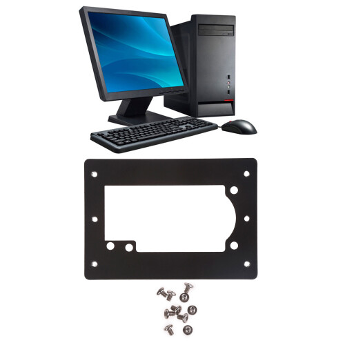 Support de montage d'alimentation en métal robuste pour 2