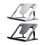 Support de refroidissement pliable pour ordinateur-Gris 2