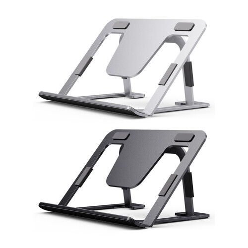 Support de tablette Portable en alliage d'aluminium,-Gris 1