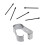 Pointes de stylet tactile, pointes avec Clip-20 pièces 6