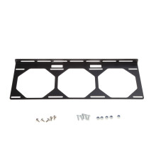 Support de ventilateur peu encombrant pour ventilateurs de 12-C