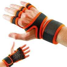 Weight Lifting PalmsGrips Pad Unisex AntiSkid Gym Workout Gloves E XL