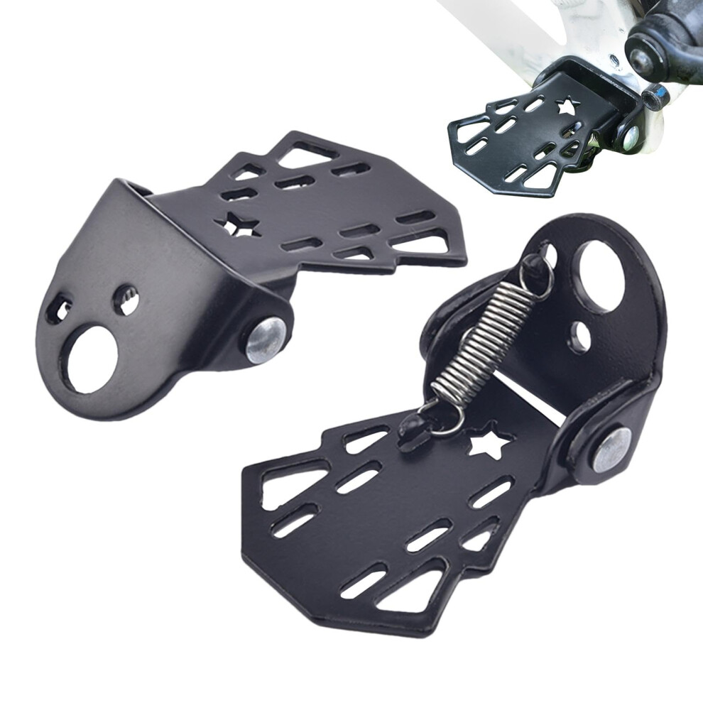 Foot Pegs, Folding Pegs Stable Wearresistant Pegs For E, Minibike, Foldable 9347817145533