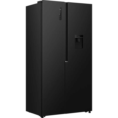 Fridgemaster MS91558DEB 541l Side By Side American Style Fridge Freezer - Black 1
