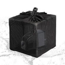 Pond Pump Filter Bag Mesh with Drawstring, Tear Resistant for Aquarium Fountain and Outdoor Use
