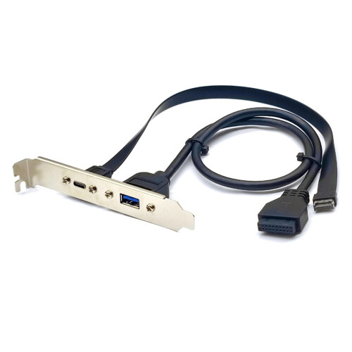 Le câble femelle de type E vers type C étend le port USB3.2 avec