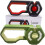 Green handheld kitchen sharpener with 6 slots and nonslip mat for improved stability during use. 2