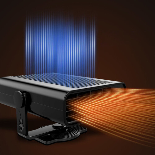 Riscaldatore e raffreddatore versatile per auto, supporto regolabile a 360 gradi, riscaldamento e raffreddamento istantanei per auto, SUV e camion di 2