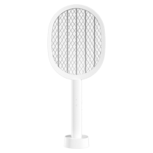 Racchetta con griglia di alimentazione da 4000 V, repellente elettrico per insetti e ricaricabile tramite USB, rete di sicurezza per avventure al
