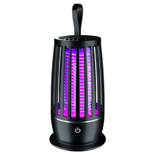 Hochwertiger Insektenvernichter mit blauvioletter Lichtfalle, wasserdicht, ideal für Outdoor-Abenteuer, tragbar, wiederaufladbar und leiser Betrieb