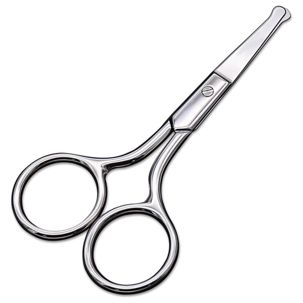 Professional Design Blunt Scissors For Nose Hair Trimming, Facial Hair Grooming Multi-purpose Surgical Grade Beauty Tool