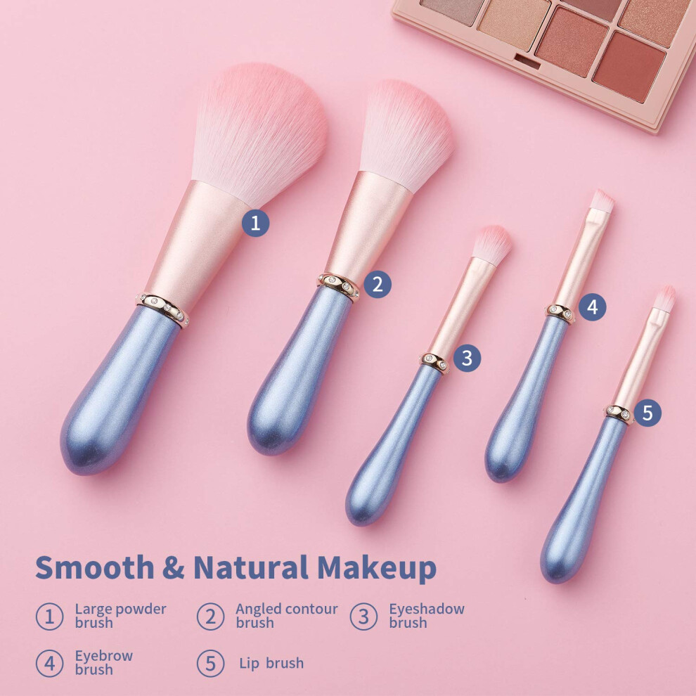 Professional Makeup Brushes Set For All Your Needs, Silky Bristles For Flawless Application, Luxuriously Soft Bristles Complete Makeup Application