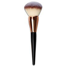 Large Powder Brush With No-Shedding Technology, Soft Fluffy Foundation Brush For Daily Makeup Application, Professional Makeup Brush Rose Gold Color,