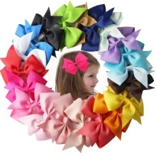 Entzückende Haarspangen mit Schleifen für Kleinkinder, bequeme Haarspangen mit Schleifen in Unifarben, Haaraccessoires für Mädchen, die dem