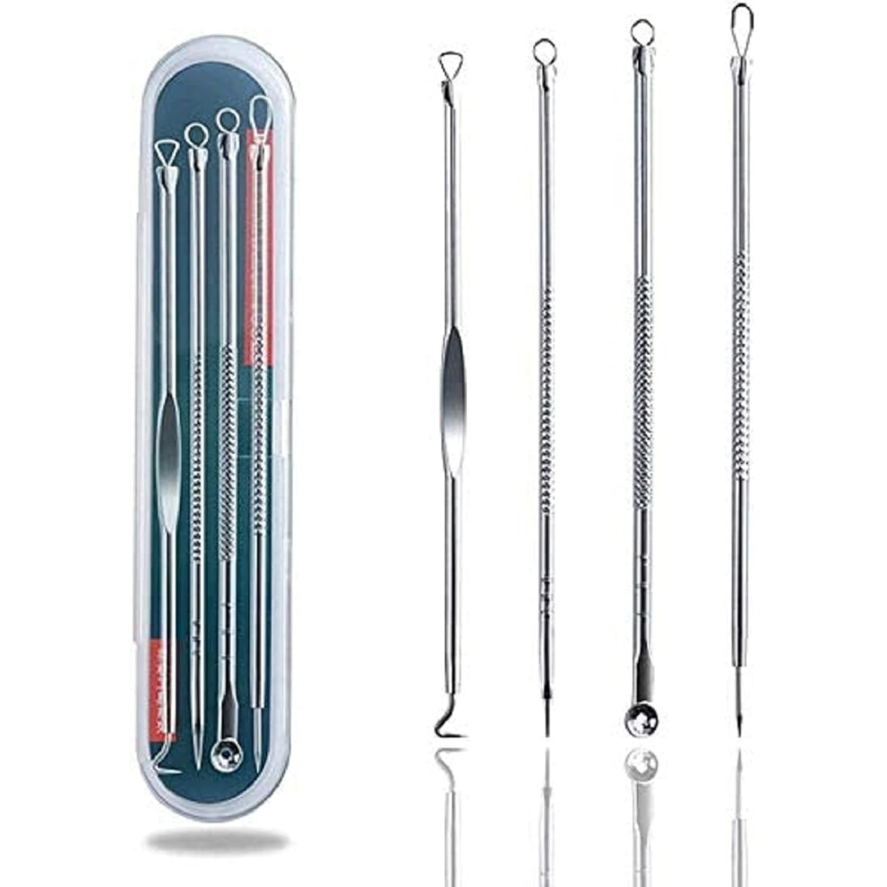 Flawless Complexion Ally, Ergonomic Handle Promotes Accurate Blackhead Extraction, Professional Pimple Popper Ensures Skin Health, Includes Sharp